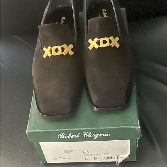 Robert Clergerie Black Suede Loafers - Picture 7 of 7